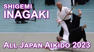 AIKIDO Shigemi INAGAKI 4K 60fps  60th All Japan Aikido Demonstration [upl. by Wampler124]