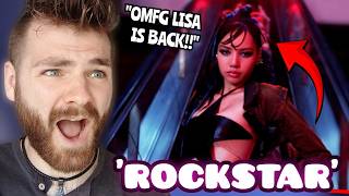 LISA  ROCKSTAR Official Music Video  REACTION [upl. by Fonseca]