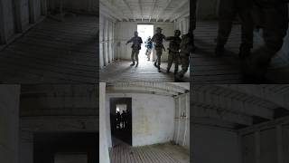 CQB Drills 12 people Kevin airsoft military shorts [upl. by Uriel]