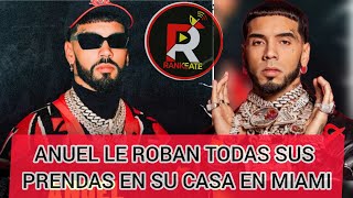 ANUEL LE ROBAN TODAS SUS PRENDAS EN SU CASA DE MIAMI [upl. by Arza]