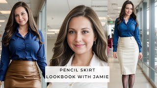 Jamie in a Pencil Skirt at the Office  Professional with a Twist [upl. by Renell309]