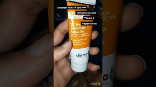 The Derma CO ☀️ Sunscreen review skincare shorts shortsfeed viralshorts [upl. by Dorian]