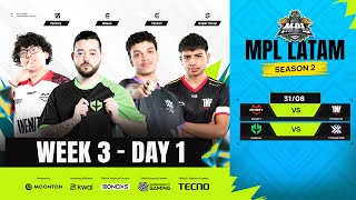 MPL LATAM S2 Regular Season LIVE  Week 3 Day 5  Mobile Legends Bang Bang MPLLA [upl. by Thibaud]