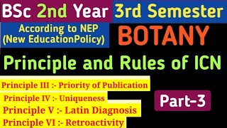 International Code of Botanical NomenclatureICBNPrinciples and Rules of ICNBotnical Nomenclature [upl. by Erine]