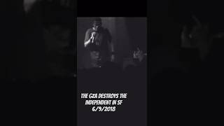 GZA Shadowboxing live in SF  rap hiphop live sanfranciscoattractions wutang gza [upl. by La Verne]