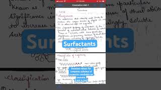 Surfactants surfactants cosmeticsscience cosmetics bpharm cosmeticsexcipients [upl. by Wadsworth985]