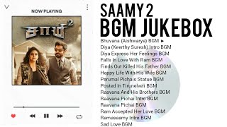 Saamy2  BGM Jukebox  Music by Devi Sri Prasad  Vikram  keerthy Suresh [upl. by Groeg3]