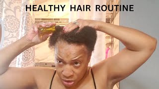 REGINAS WAY DAILY HEALTHIER HAIR ROUTINE  Tips for Stronger Shinier Locksquot [upl. by Aynat]