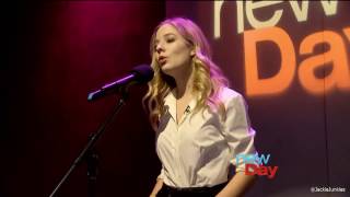 Jackie Evancho Performs Safe amp Sound Live on New Day [upl. by Atteroc]