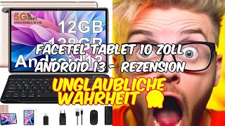 Facetel tablet 10 zoll android 13  das beste tablet für unterwegs 2023  12gb ram  128gb rom [upl. by Yesmar]