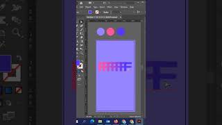 Letter F flip text effect in adobe illustrator shorts shortvideo [upl. by Bill]