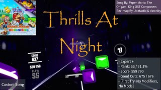 Thrills At Night Paper Mario OST  SS Rank First Try [upl. by Atinyl]