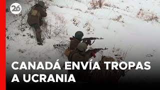 Canadá envía tropas a Ucrania para la guerra contra Rusia [upl. by Ahsel]