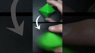 DIY Origami Hexahedron Spinner shorts [upl. by Conant]