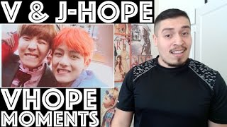 BTS VHOPE VTAEHYUNG amp JHOPE MOMENTS REACTION [upl. by Rese]