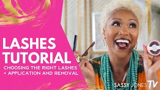 HOW TO APPLY FALSE LASHES FOR BEGINNERS SUPER EASY [upl. by Lib542]