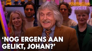 Wilfred opent uitzending Heb je dit weekend nog ergens aan gelikt Johan  VANDAAG INSIDE [upl. by Francie]