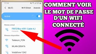 Comment voir le mot de passe dun wifi connecté à votre téléphone [upl. by Remus]