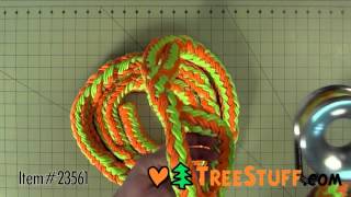 Rope Logic tREX Ultra Ring Sling 3  TreeStuffcom 360 View [upl. by Oidualc]