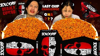 WORLD HOTTEST JOLOCHIP CHALLENGE😱🔥3X SPICY NOODLE  MY MONTHLY INCOME🤔QNA  ONE CHIP CHALLENGE [upl. by Lamok]