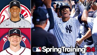 New York Yankees vs Atlanta Braves  Spring Training Highlights  31024 [upl. by Vullo360]