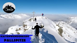 2 Gipfel Skitour in den Kitzbüheler Alpen Kastenwendenkopf und Pallspitze [upl. by Anneliese96]