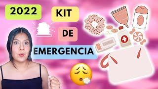 KIT DE EMERGENCIA  NECESER BÁSICO para la ESCUELA  COLEGIO  UNIVERSIDAD 2022 😎💜🤍  PATTYsoTO [upl. by Ahsiei]