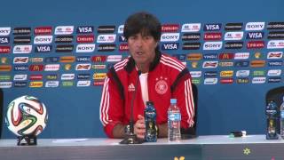 Jogi Löw Bastian Schweinsteiger oder Sami Khedira quotNach Gefühlquot  Deutschland  Algerien  WM 2014 [upl. by Nessej]