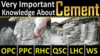 Types Of Cement their Uses  Properties of Cement  OPC  PPC  By CivilGuruji [upl. by Anileh187]