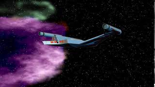 TOS Romulan Bird of Prey flyby [upl. by Myrwyn13]