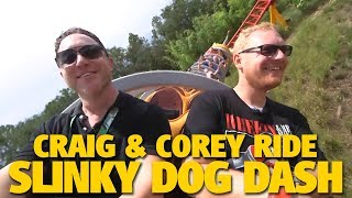 Slinky Dog Dash Toy Story Land Ride Through  Walt Disney World [upl. by Noiram86]