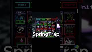 FNTDAgonized Springtrap roblox fntd [upl. by Gore]