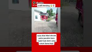 POLISI AROGAN PECAHKAN KACA MOBIL PENGENDARA [upl. by Akim]