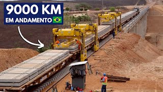 Maiores Ferrovias em Construção no Brasil [upl. by Papert]