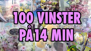 ♥ Spelhall  100 vinster på 14 min [upl. by Maice]