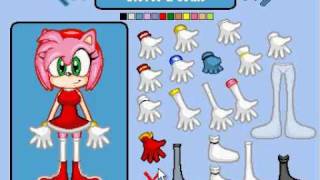 SAGE2011 Game  Amy Dress Up [upl. by Leiuqese]