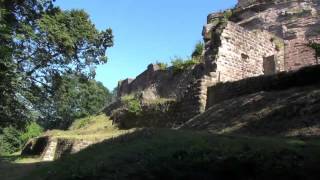 Burgruine Fleckenstein Lembach Elsass Frankreich carly4711 Info Clip77 auf Youtube [upl. by Aleakam]