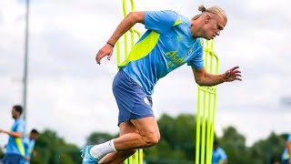 MAN CITY ARE 🔙 AKE IS BACK AT TRAINING AHEAD OF MANCHESTER DERBY ON SATURDAY [upl. by Dorreg]