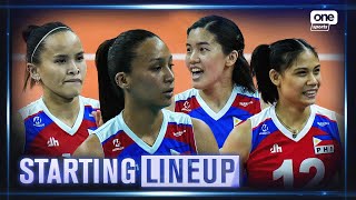 Alas Pilipinas journey at the 2024 AVC Womens Challenge Cup  Starting Lineup [upl. by Eytak]