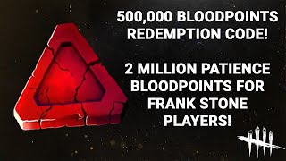 Dead By Daylight Castlevania 🧛500K Bloodpoints Code Frank Stone EXTRA 2 Million Bloodpoints [upl. by Eliades]