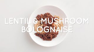 How to make vegie lentil spaghetti bolognese  tastecomau [upl. by Ocsirf]