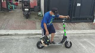 evo uberscoot powerboard test drive 7163cc 2stroke [upl. by Deryl]