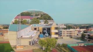 Hollabrunn Bau Schulcampus Timelapse [upl. by Ricki708]