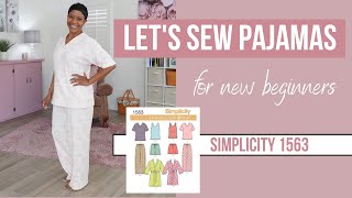 How to Sew Pajamas  For New Beginners Fall 2022 [upl. by Aidnyc]