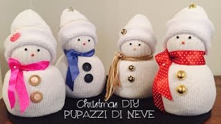 Pupazzi di neve  Christmas DIY Snowman [upl. by Derej169]