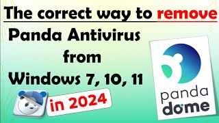 how to uninstall panda antivirus [upl. by Forester]