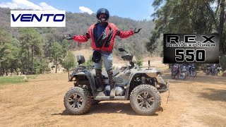 cuatrimoto VENTO REX 550  prueba de manejo en offroad [upl. by Euf]