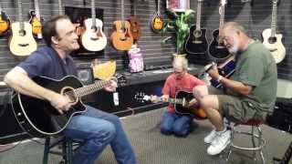 Scott Haggard  Okie From Muskogee  Music Store Performance [upl. by Sterling671]