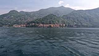 Ferry trip Varenna to Bellagio  Lake Como  Italy 4K [upl. by Jair]