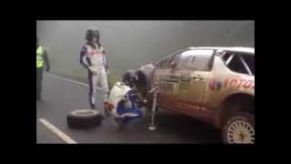 SATA Rallye Açores 2013  Kubica in trouble [upl. by Nolham546]